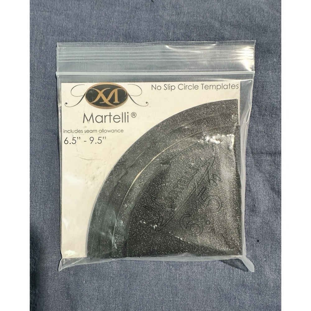 MARTELLI NOTIONS #CTS-69 NO-SLIP CIRCLE TEMPLATES - 6.5" - 9.5"‎